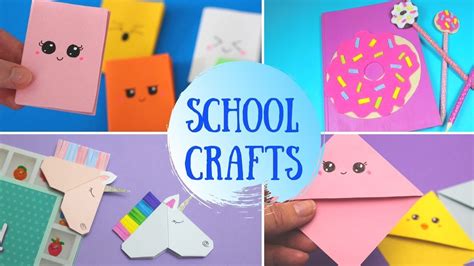 Diy School Crafts Back To School Craft For Kids Youtube