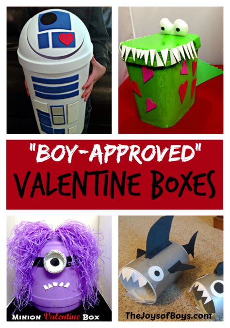Valentine Boxes For Boys Easy Creative And Fun To Make