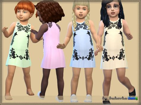 The Sims Resource Dress Lace Element By Bukovka • Sims 4 Downloads