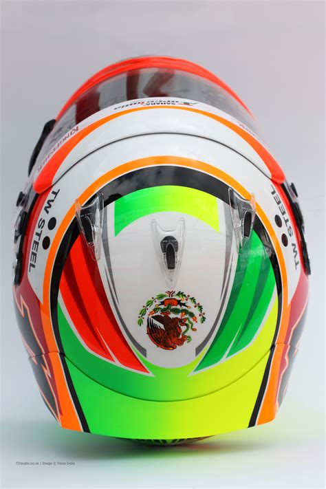 Subasta de casco de sergio pérez. Sergio Perez helmet, Force India, 2014 · RaceFans