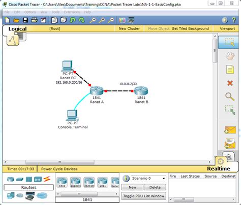 Cisco Router Basic Network Configuration Ccna Lab 1 1 Alex Wildes