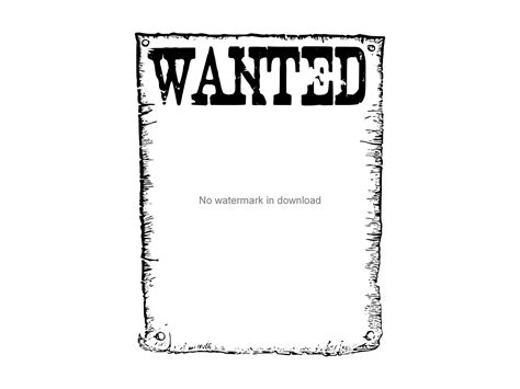 Wanted Poster SVG