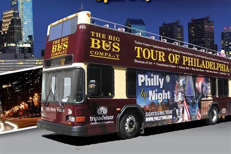 Philly By Night Double Decker Bus Tour Philadelphia Compare Price 2024