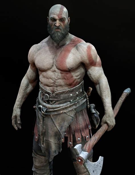 Kratos Model From God Of War Kratos God Of War God Of War War Art