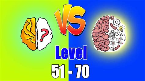 Brain Out Vs Brain Test Level 51 70 Noob Vs Pro Gameplay