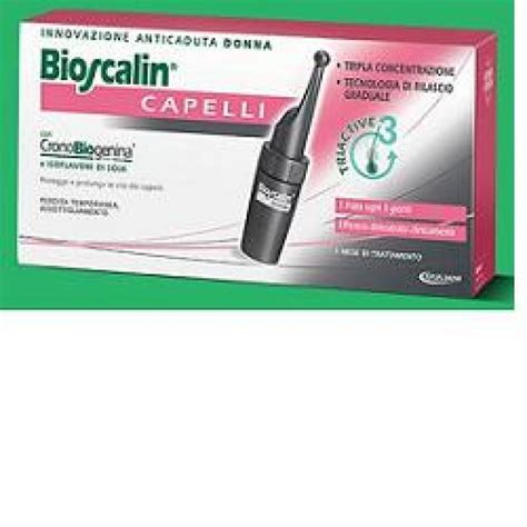 Bioscalin Fiale Triactive Anticaduta Capelli Donna 10 Fiale Farmacia
