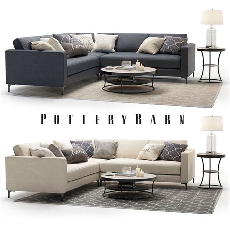 Check spelling or type a new query. Pottery Barn / Jake Sofa set #1 with Tables & Decor ...