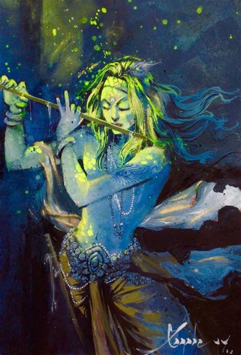 Krishna Painting By Satish Tayade Saatchi Art