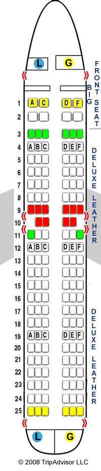 Spirit Airplane Seating Chart