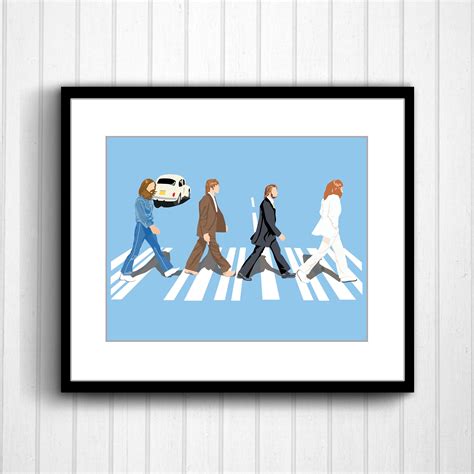 The Beatles Abbey Road Minimalist Poster Etsy