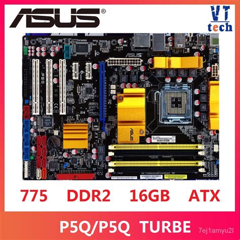 Asus P5q Turbose Plus Desktop Motherboard P45 Socket Lga 775 For Core