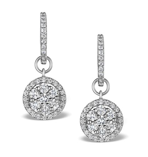Buy the best and latest diamond stud earrings on banggood.com offer the quality diamond stud earrings on sale with worldwide free shipping. Halo Diamond Drop Earrings - Florence - 1.50ct - in 18K ...
