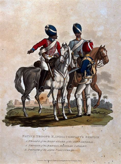 Native Troops East India Companys Service 1812 Online Collection