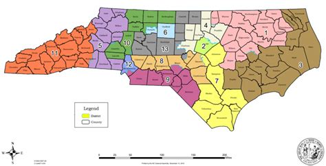 Nc House Releases Base Map For New Congressional Districts First In