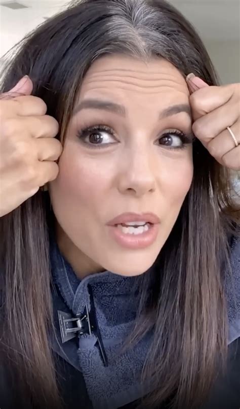 Watch Eva Longoria Cover Her Greys In The Most Relatable Hair Commercial Possibly Ever Elle