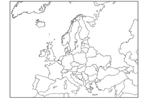 Map Of Europe Blank Share Map