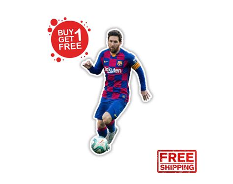Lionel Messi Vinyl Decal Sticker Barcelona Etsy