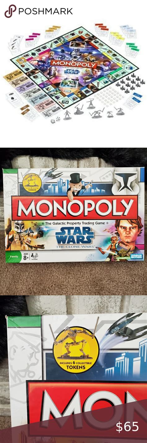 Star Wars The Clone Wars Monopoly Star Wars Games Clone Wars Star Wars