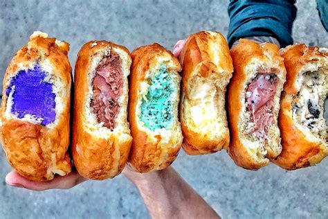 Ice Cream Filled Donuts Halo B Sweet Dessert Bar Los Angeles | Style & Living