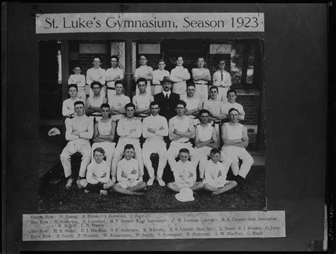 St Lukes Gymnasium Season 1923 State Library Of Western Australia