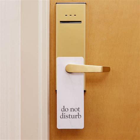 Get the best deals on do not disturb plaques & signs. Do Not Disturb Door Sign - 100/Case