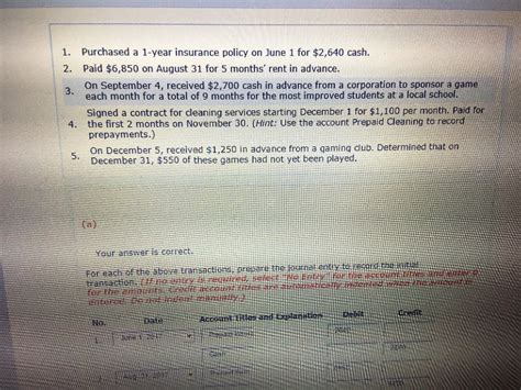 Typically, the policy is bought by a parent or grandparent for a child at the child's birth. Solved: 1. Purchased A 1-year Insurance Policy On June 1 F ...