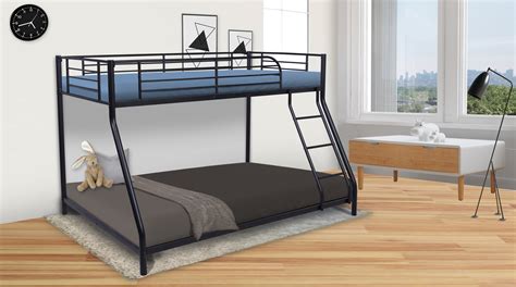 Kids Twin Over Full Bunk Bedsbtmway Heavy Duty Metal Bunk Bed For