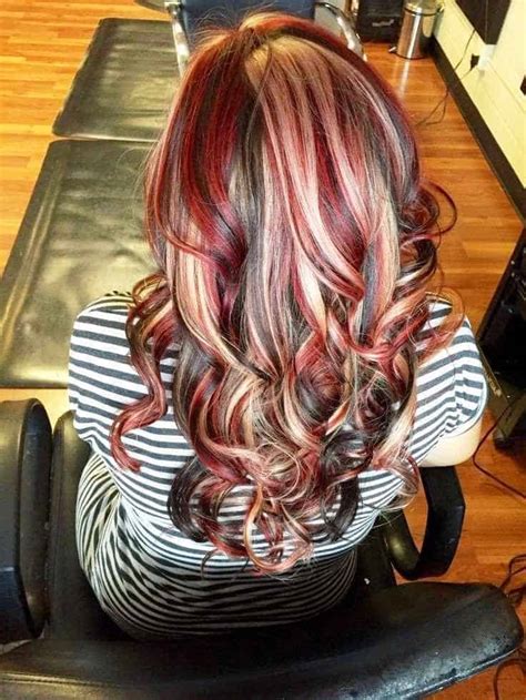 Trendsetting Black Hair With Red Highlights Guide