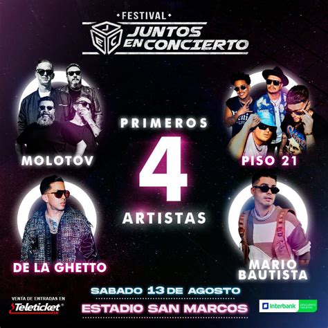 juntos en concierto announces new edition in peru find out which international artists will