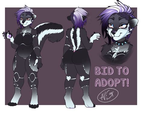 Punk Skunk Auction Adopt Closed By Negatable On Deviantart