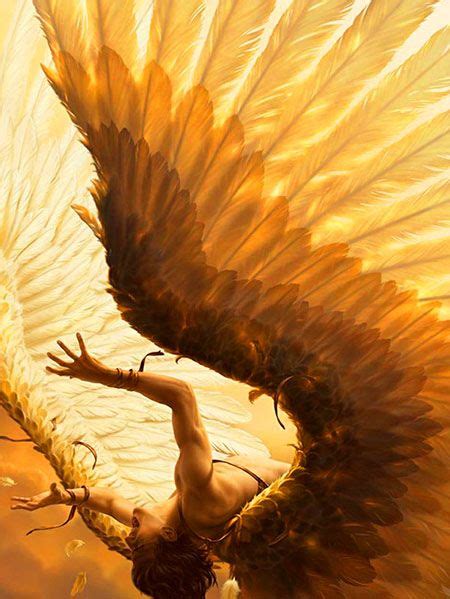 The Fall Of Icarus By Ren Milot Musetouch With Images Angel Art