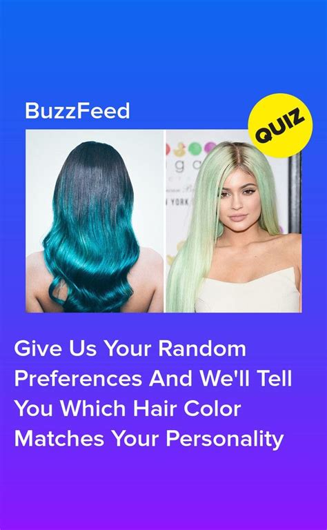 what color should i dye my hair quiz buzzfeed