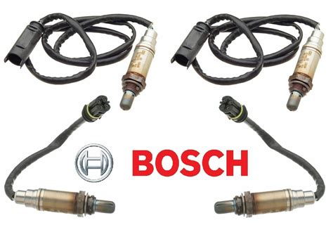 For Bmw O2 Oxygen Sensors Set Of 2 Rear Downstream And 2 Front Upstream