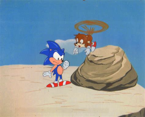 Original Sonic The Hedgehog Production Cel Sonic The