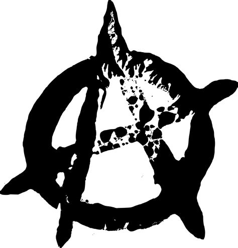 8 Grunge Anarchy Symbol Png Transparent