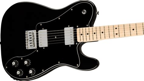 Squier Affinity Series Telecaster Deluxe 2021 Mn Black Guitare