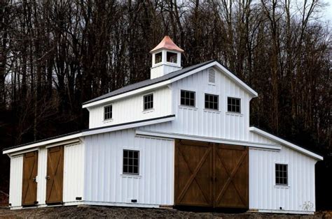 Monitor Style Barn Oakland Md Jandn Structures Wooden Barn Metal