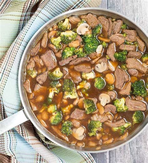 Easy Beef And Broccoli With Mushrooms Recipe Easy Beef And Broccoli