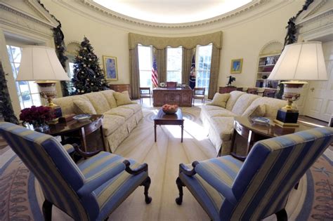 Obama Adds His Style To Oval Office Decor Today News White House