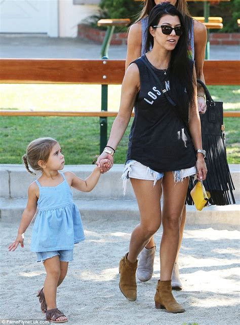 kourtney kardashian in malibu with daughter penelope after scott disick shares throwback photo