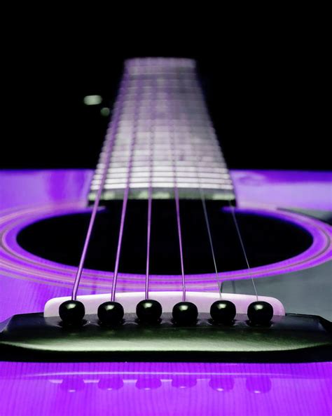 Purple Guitar 15 Photograph By Andee Design Fine Art America