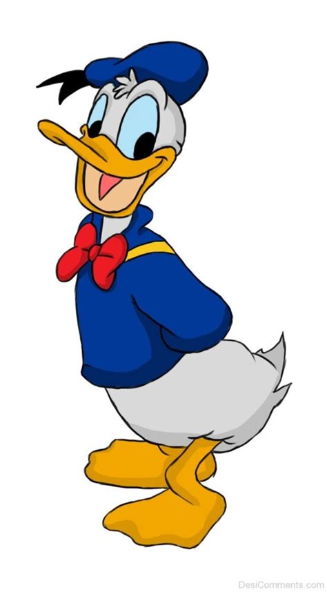 Donald Duck Looking Happy