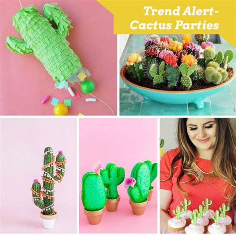 Trend Alert Cactus Parties B Lovely Events