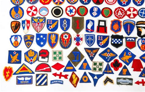 Sold Price Wwii Korea Us Army Shoulder Patch Lot Of 125 October 6