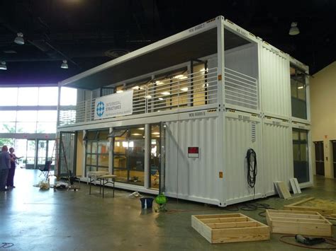 Two Story Modular Office Structure Built Using A Frame System Identical