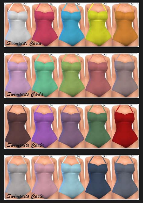 Summer 2017 Swimsuits Collection At Annetts Sims 4 Welt Sims 4 Updates