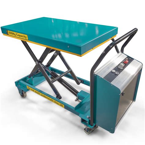 300kg Electric Lift Table Battery Operated Scissor Table Llm Handling