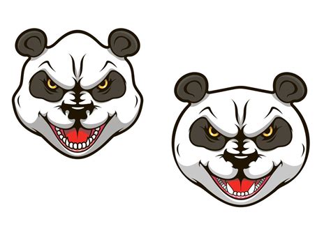 Angry Panda Bear 11214960 Vector Art At Vecteezy