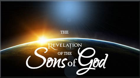 The Revealing Of The Sons Of God