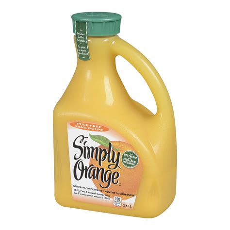 Simply Orange Juice No Pulp Stongs Market